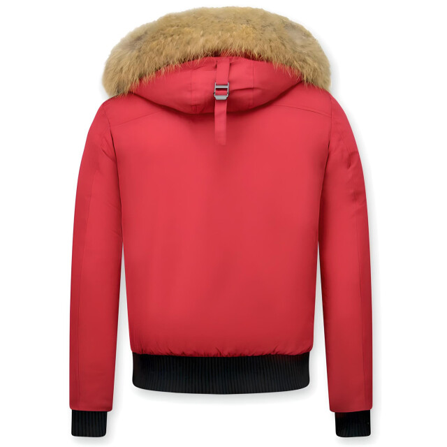 Enos Korte winterjas met bontkraag PI-739R I PI-7006 large