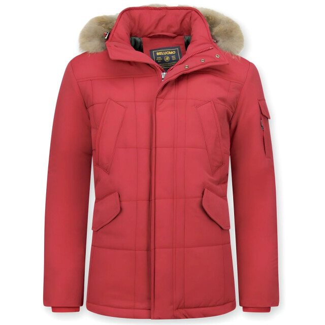 Beluomo Bontjassen winterjas lang 5192R large