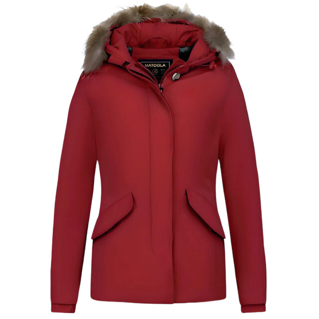 Matogla Bontjassen winterjas kleine bontkraag 5898R large