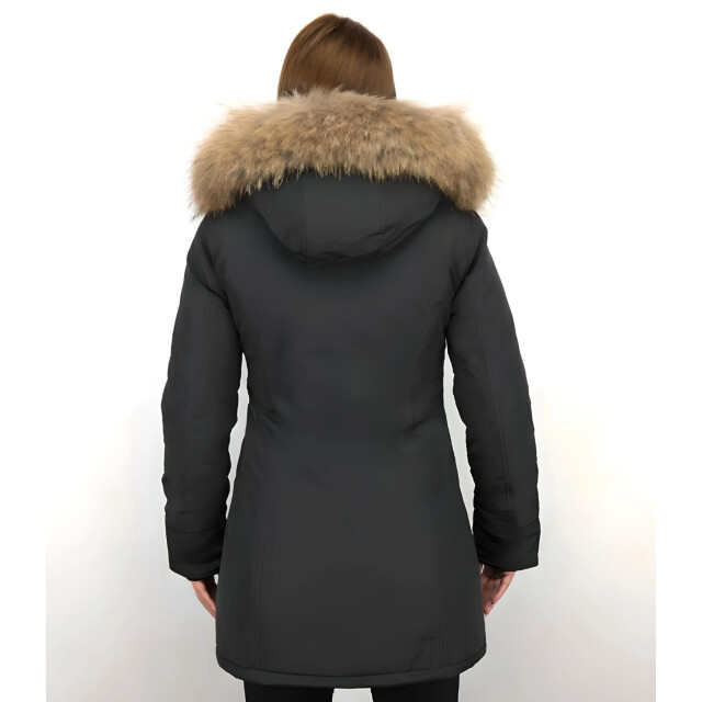 TheBrand Bontjassen winterjas wooly lang LB280PM-Z large