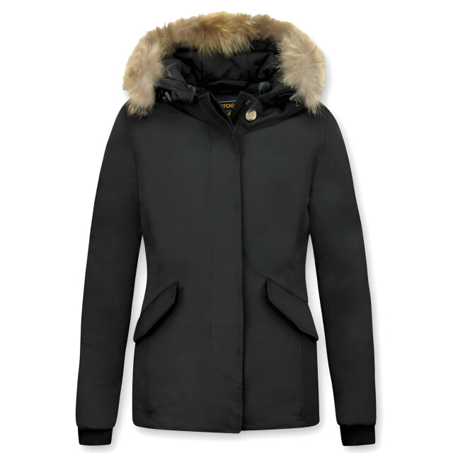 Matogla Bontjassen winterjas kleine bontkraag 5898Z large
