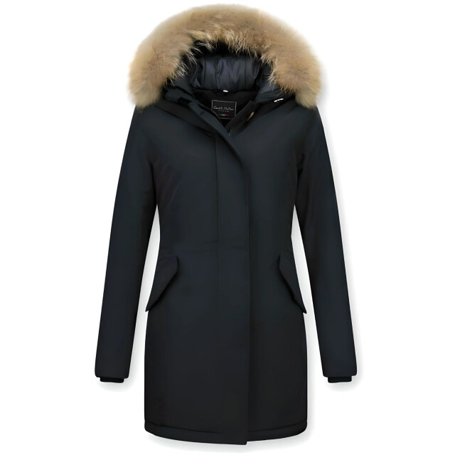 TheBrand Bontjassen winterjas wooly lang LB280PM-Z large