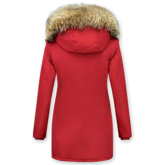 Matogla Bontjassen winterjas wooly lang B/B-DWWL-B-P-R large