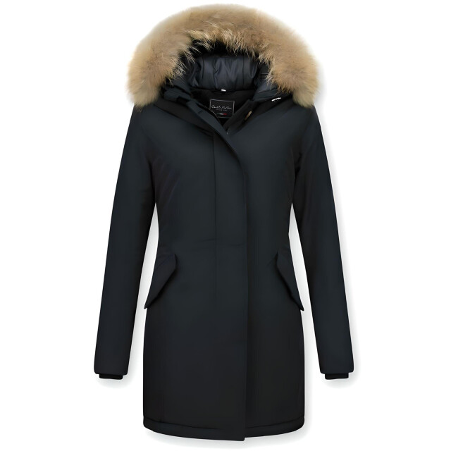 TheBrand Bontjassen winterjas wooly lang LB280PM-Z large