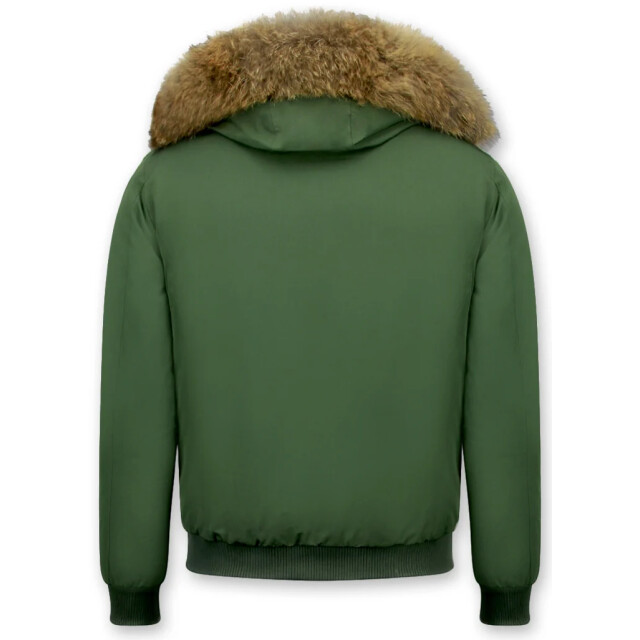Warren Webber Winterjas kort met bontkraag WW-8002BPM-G large