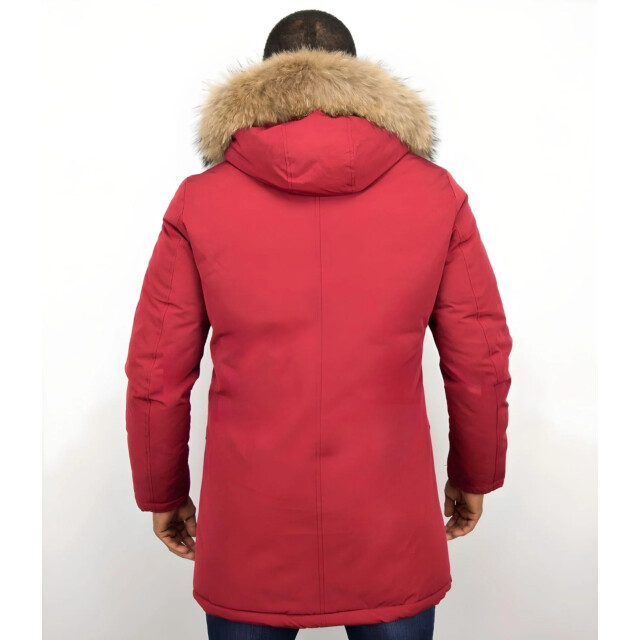 Enos Parka jas met bontkraag PI-7012B  I  DV-7103-B large