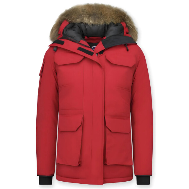 Matogla Winterjas met bontkraag 7603R large
