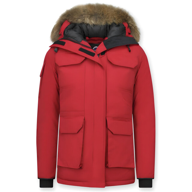 Matogla Winterjas met bontkraag 7603R large