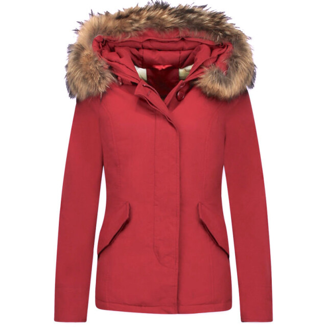 TheBrand Korte winterjas met bontkraag LB-551BPM-R large