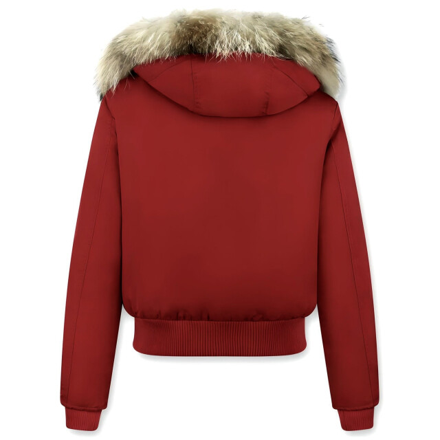 Gentile Bellini Korte winterjas met grote bontkraag DM8815-3 large