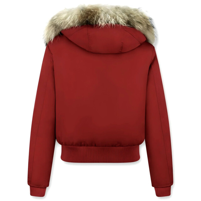 Gentile Bellini Korte winterjas met grote bontkraag DM8815-3 large