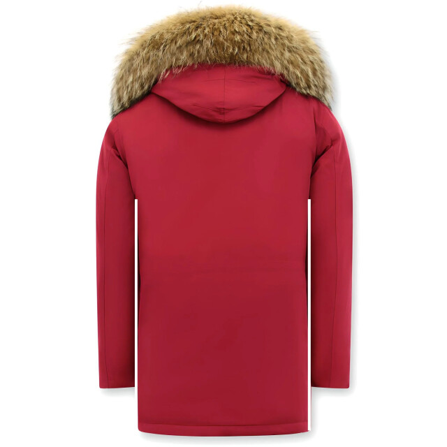 Enos Parka winterjas met grote echte bontkraag PI-7169-R large