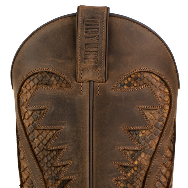 Mayura Boots Cowboy laarzen 1935-milanelo zamora/ natural DESERT-2567 CRAZY OLD SADALE / PYTHON TIERRA large