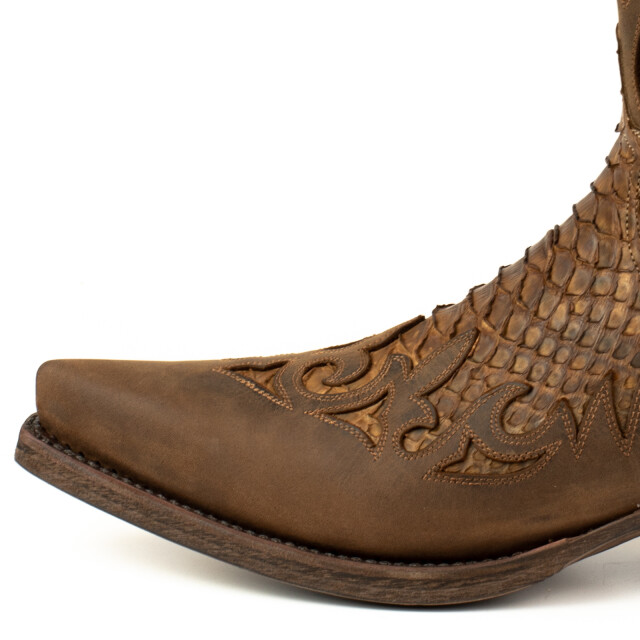 Mayura Boots Cowboy laarzen 1935-milanelo zamora/ natural DESERT-2567 CRAZY OLD SADALE / PYTHON TIERRA large