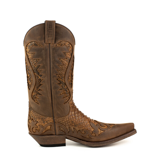 Mayura Boots Cowboy laarzen 1935-milanelo zamora/ natural DESERT-2567 CRAZY OLD SADALE / PYTHON TIERRA large