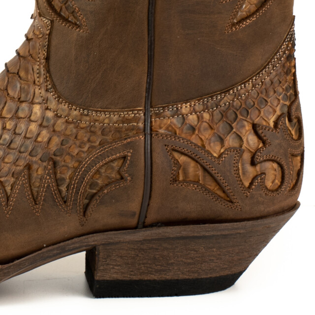 Mayura Boots Cowboy laarzen 1935-milanelo zamora/ natural DESERT-2567 CRAZY OLD SADALE / PYTHON TIERRA large
