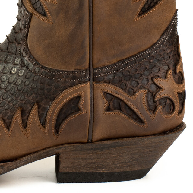 Mayura Boots Cowboy laarzen desert-2567 crazy old sadale / testa DESERT-2567 CRAZY OLD SADALE / PYTHON TESTA large