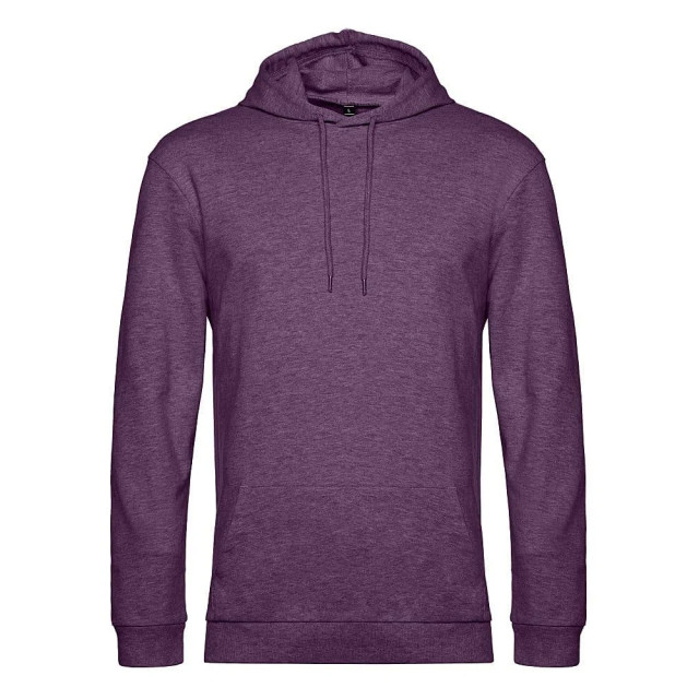 B and C Heren hoodie heather UTLT2484_purple large