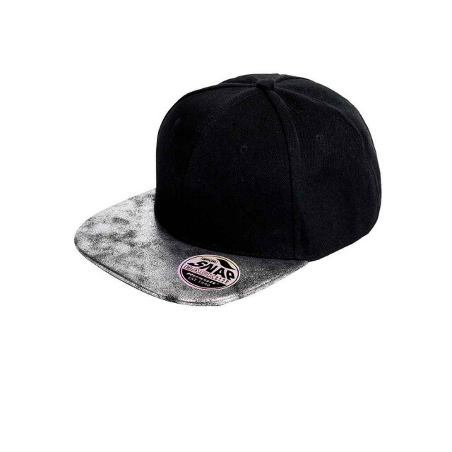 Result Bronx glitter snapback cap UTLT2468_blacksilver large