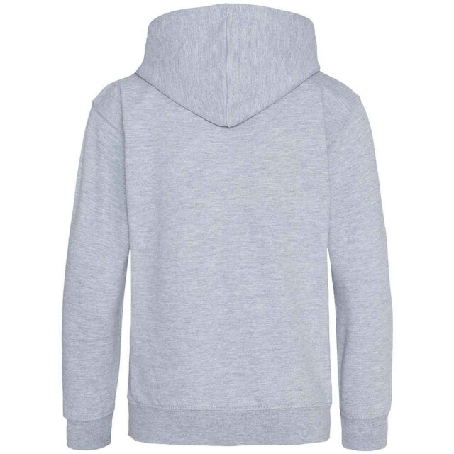 Awdis Kinder/kids heather organic hoodie UTLT2458_heathergrey large