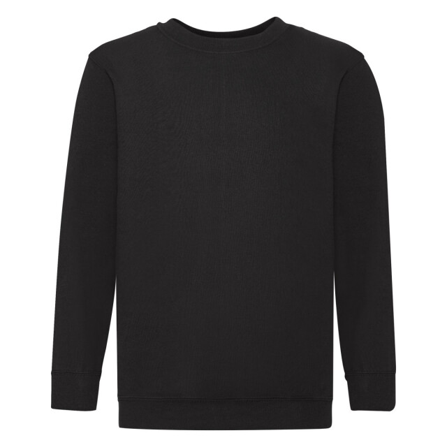 Fruit of the Loom Kinder/kids premium sweatshirt met inzetstuk UTLT1861_black large