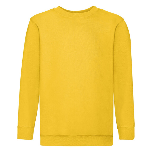 Fruit of the Loom Kinder/kids premium sweatshirt met inzetstuk UTLT1861_sunflower large