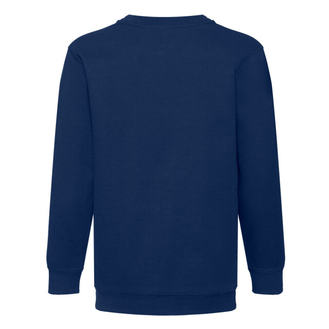 Fruit of the Loom Kinder/kids premium sweatshirt met inzetstuk UTLT1861_navy large