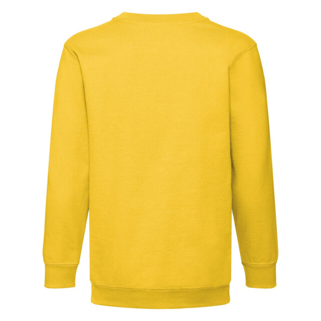 Fruit of the Loom Kinder/kids premium sweatshirt met inzetstuk UTLT1861_sunflower large