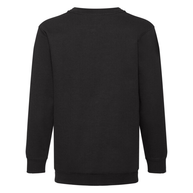 Fruit of the Loom Kinder/kids premium sweatshirt met inzetstuk UTLT1861_black large