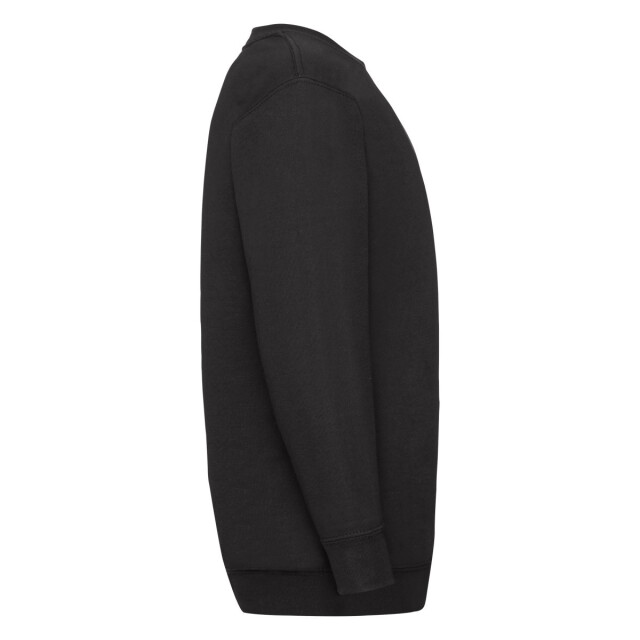 Fruit of the Loom Kinder/kids premium sweatshirt met inzetstuk UTLT1861_black large