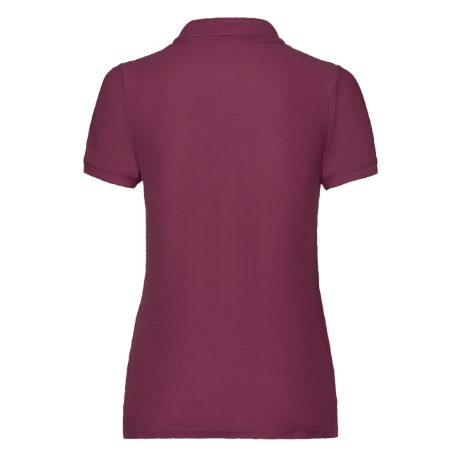 Fruit of the Loom Dames poloshirt UTLT1865_burgundy large
