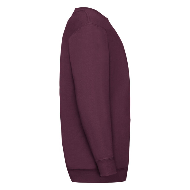 Fruit of the Loom Kinder/kids premium sweatshirt met inzetstuk UTLT1861_burgundy large