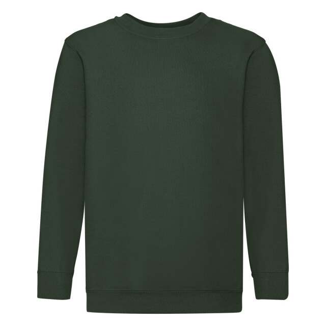 Fruit of the Loom Kinder/kids premium sweatshirt met inzetstuk UTLT1861_bottlegreen large
