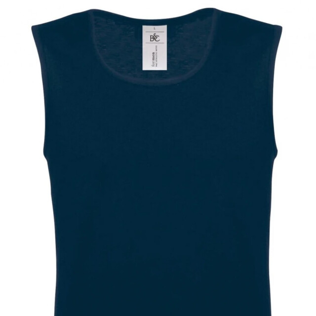 B and C Katoenen uniseks sportvest voor volwassenen UTLT1858_navy large