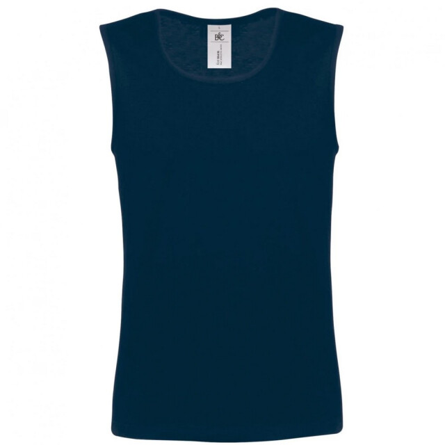 B and C Katoenen uniseks sportvest voor volwassenen UTLT1858_navy large