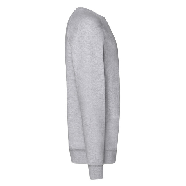 Fruit of the Loom Unisex lichtgewicht raglan sweatshirt voor volwassenen UTLT1851_heathergrey large