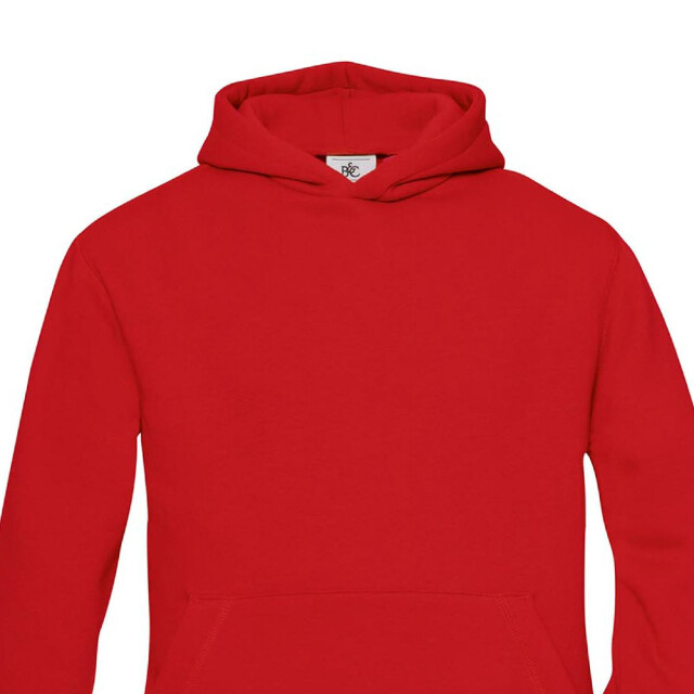 B and C Kinderen/kinderen hoodie UTLT1852_red large