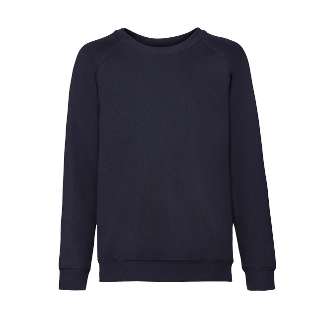 Fruit of the Loom Klassiek raglan sweatshirt voor kinderen/kinderen UTLT1841_deepnavy large