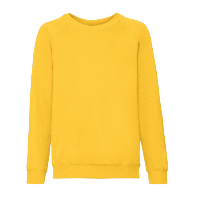 Fruit of the Loom Klassiek raglan sweatshirt voor kinderen/kinderen UTLT1841_sunflower large