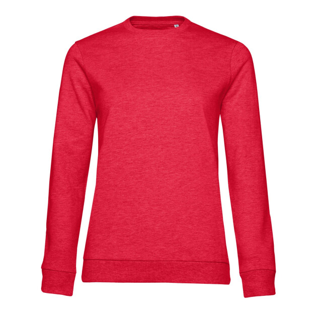 B and C Dames heather ingesteld sweatshirt UTLT1827_heatherred large