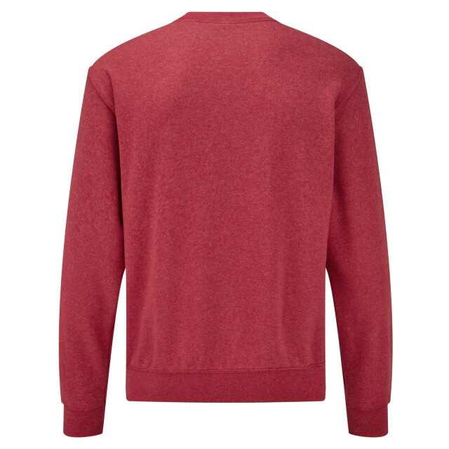 Fruit of the Loom Klassiek heather sweatshirt voor volwassenen UTLT1829_red large