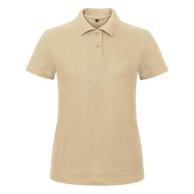 B and C Dames id.001 poloshirt UTLT1831_sand large