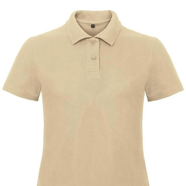 B and C Dames id.001 poloshirt UTLT1831_sand large