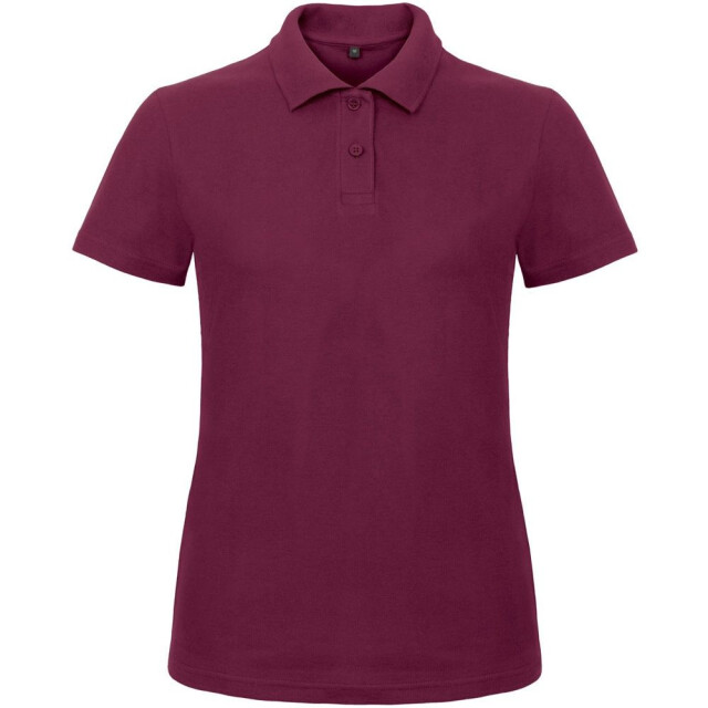 B and C Dames id.001 poloshirt UTLT1831_wine large