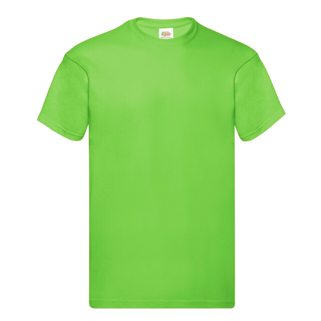 Fruit of the Loom Unisex origineel katoenen t-shirt voor volwassenen UTLT1822_lime large