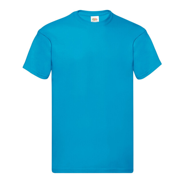 Fruit of the Loom Unisex origineel katoenen t-shirt voor volwassenen UTLT1822_azureblue large