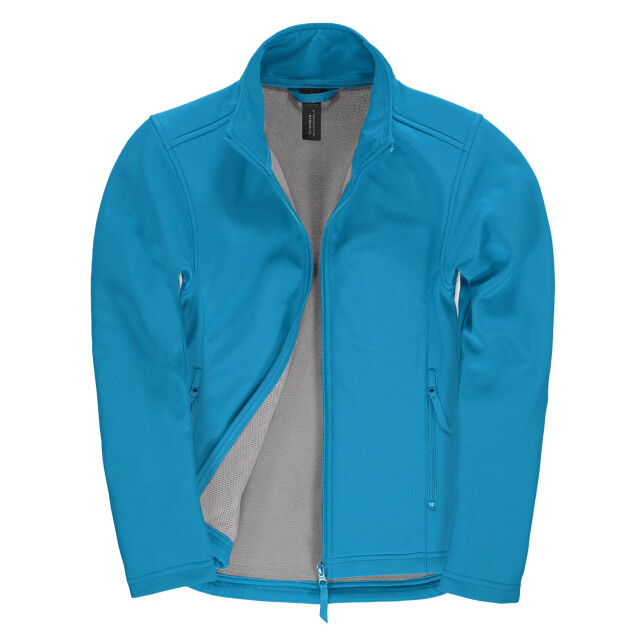B and C Heren id.701 zacht shell jas UTLT1814_atollblueghostgrey large