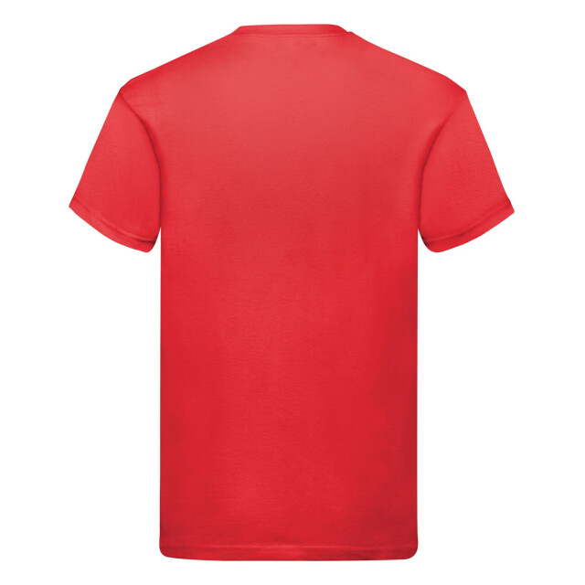 Fruit of the Loom Unisex origineel katoenen t-shirt voor volwassenen UTLT1822_red large