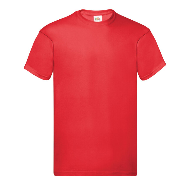 Fruit of the Loom Unisex origineel katoenen t-shirt voor volwassenen UTLT1822_red large