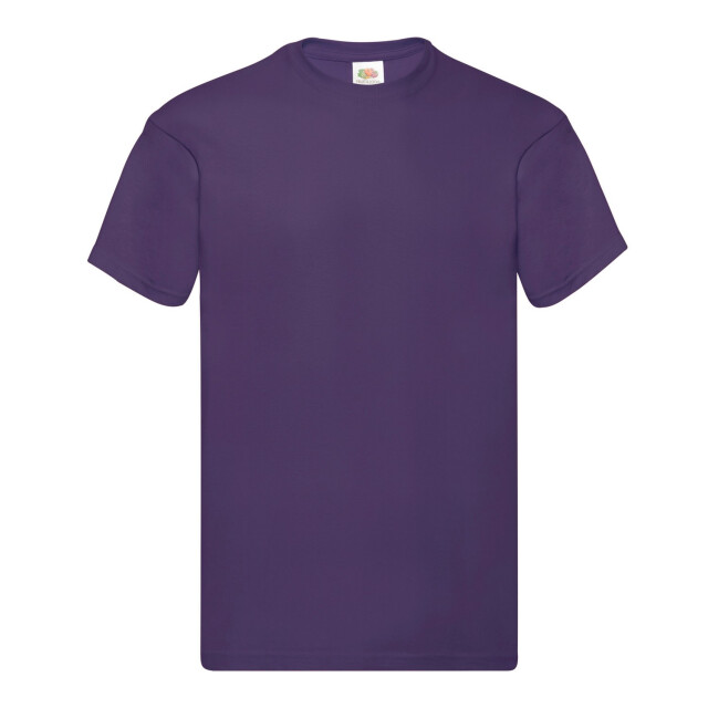 Fruit of the Loom Unisex origineel katoenen t-shirt voor volwassenen UTLT1822_purple large